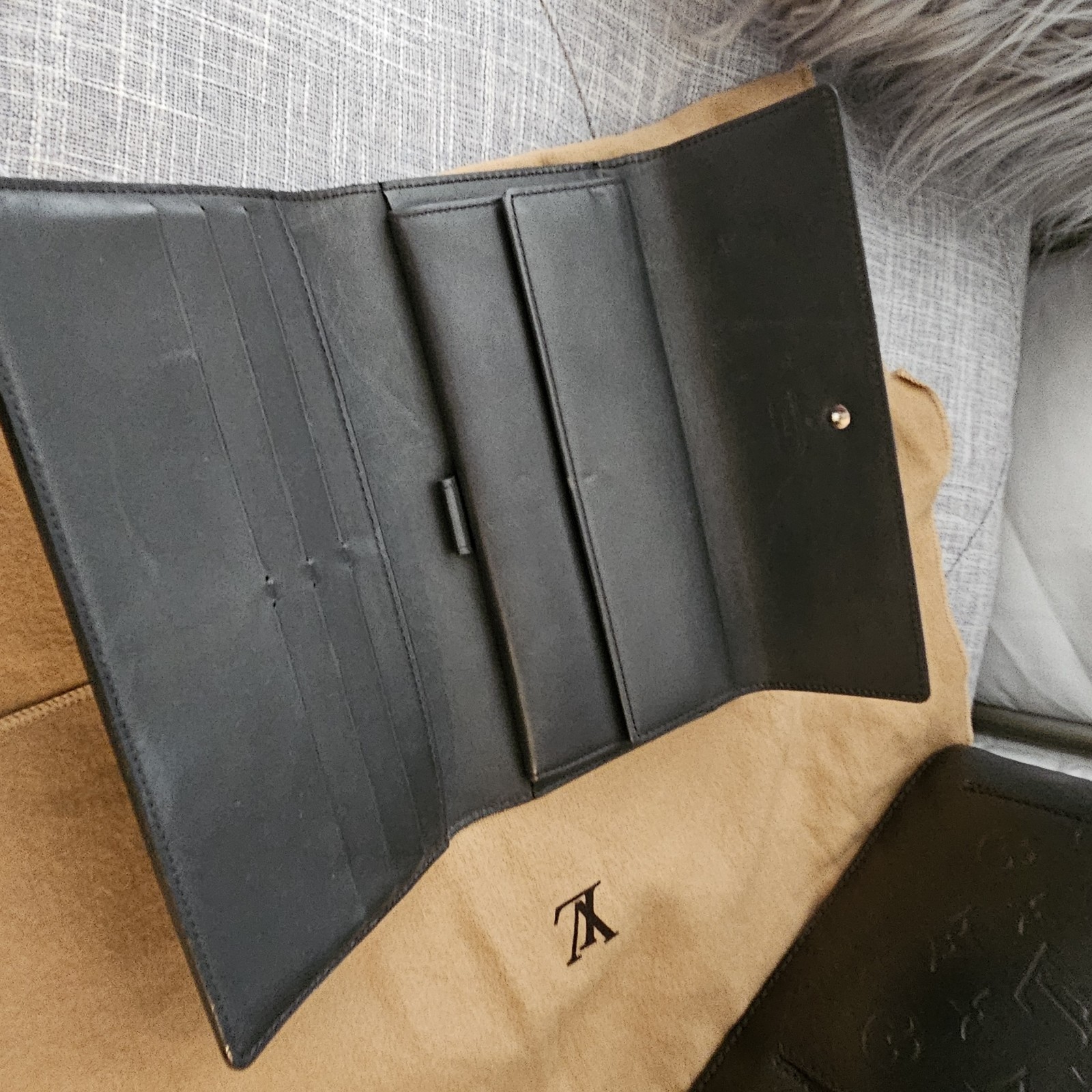 Louis Vuitton Monogram Mat Wilwood Tote Bag and Tri-fold Wallet