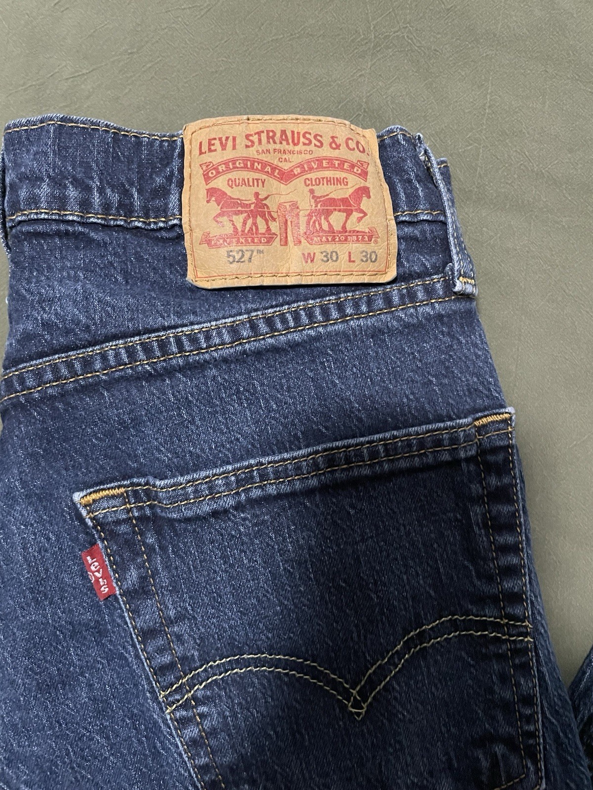 levi’s men’s 527 slim bootcut fit jeans 30×30