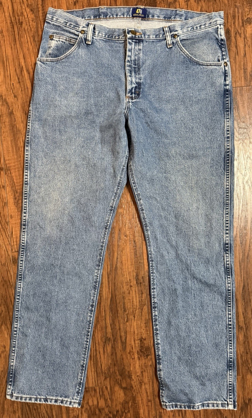 Wrangler Cowboy Cut Jeans Mens 38×32 47MWZSW Medium Wash Regular Fit Bootcut