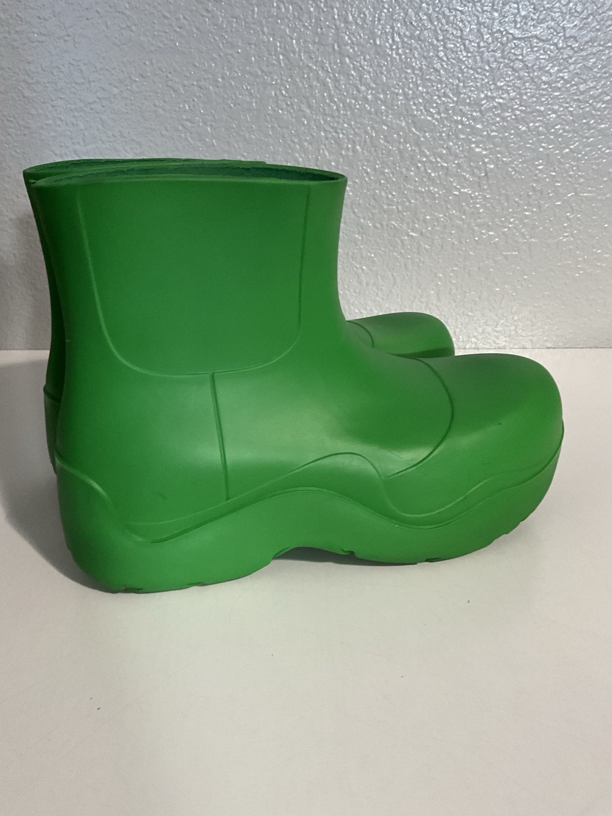 Bottega Veneta Puddle Boots Size 39 Green Rubber..
