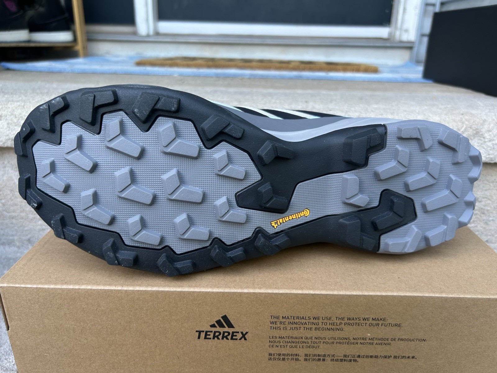 adidas Terrex Skychaser Ax5 Hiking Mens Grey Sneakers Athletic JR3975