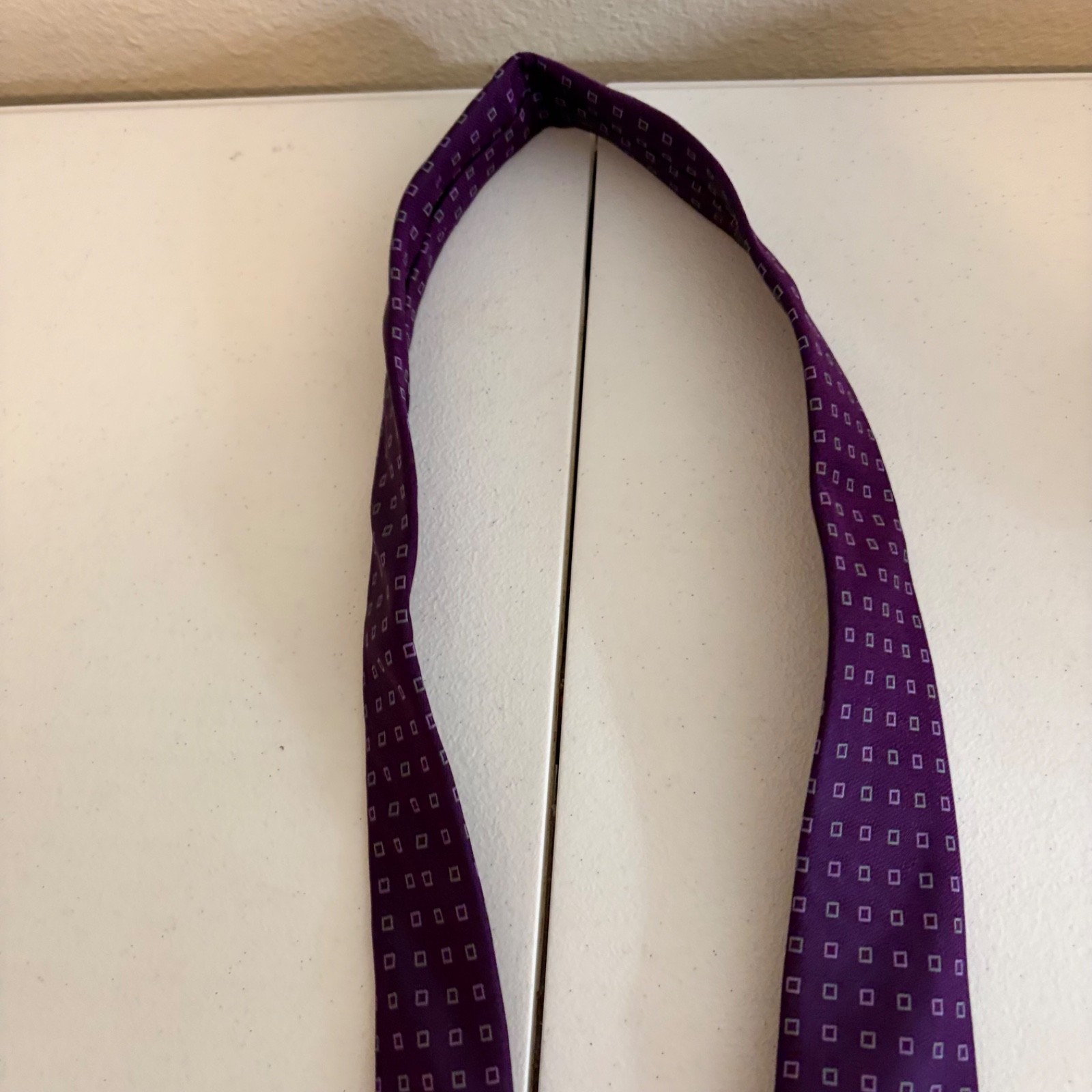 Corporate Image for Tom James Neck Tie Men’s Purple Printed Geometric