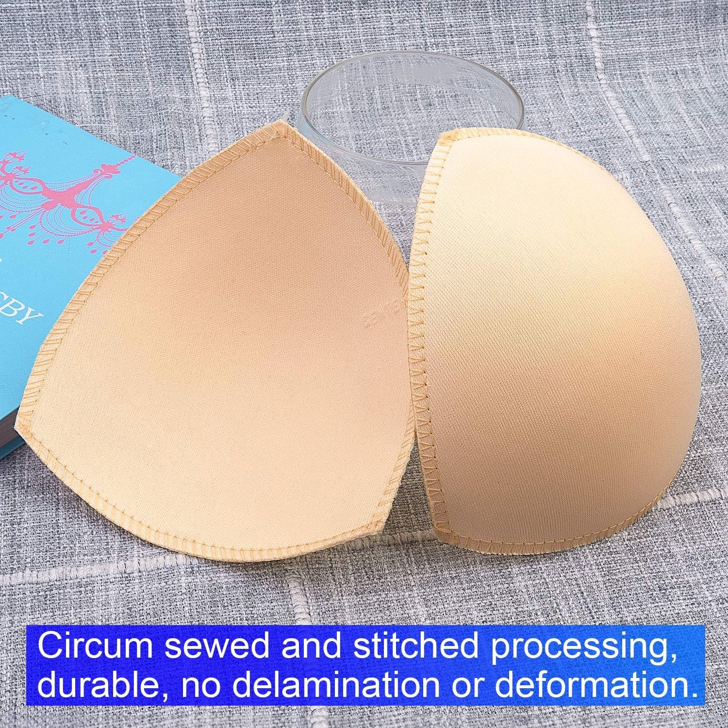 Awpeye Bra Pads Inserts 6 Pairs, Bra Cups Inserts, Removable Breast Enhancers…