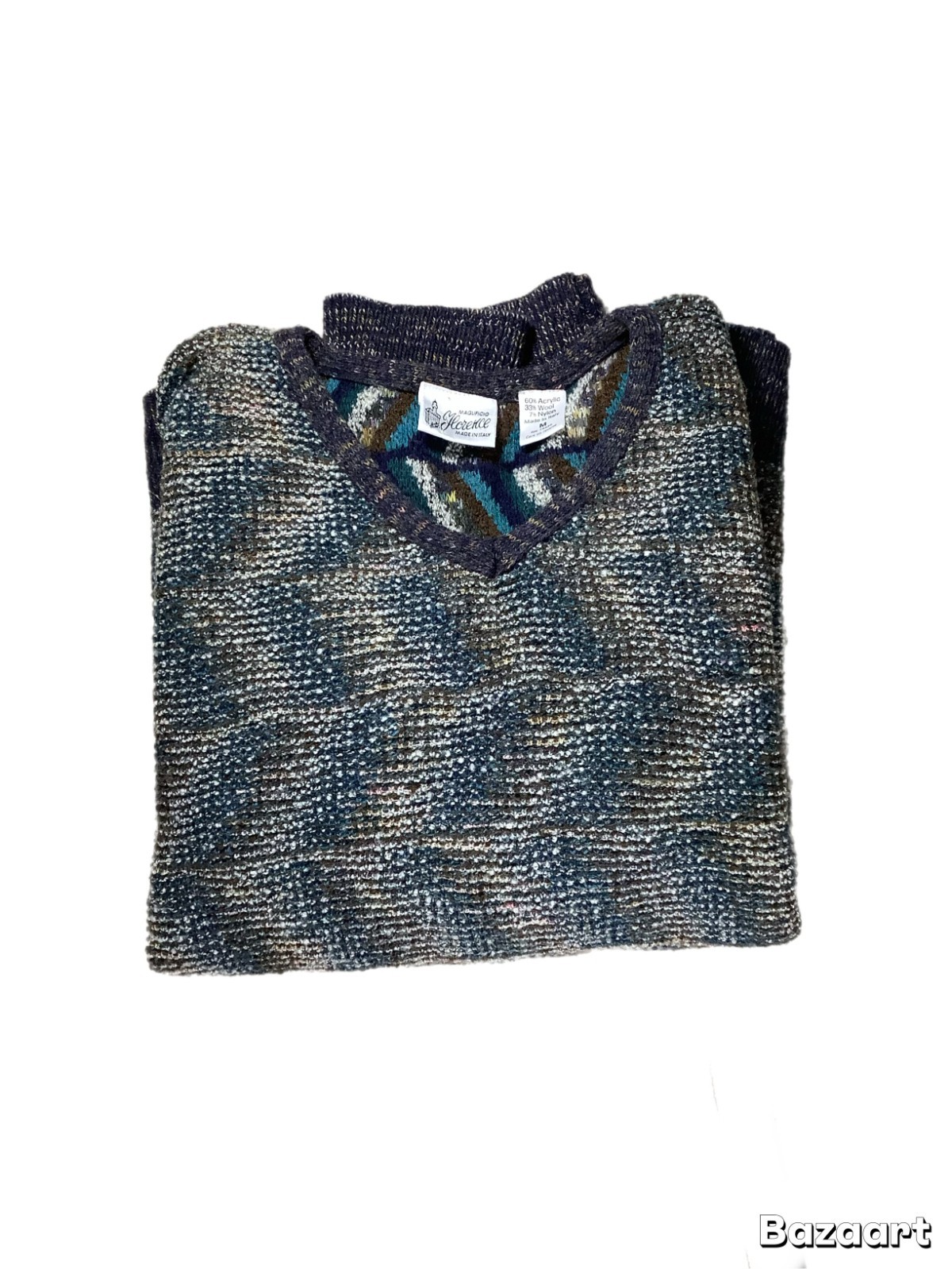 Maglificio Florence Italy Vintage Wool Blend Sweater Men’s Size M (211)