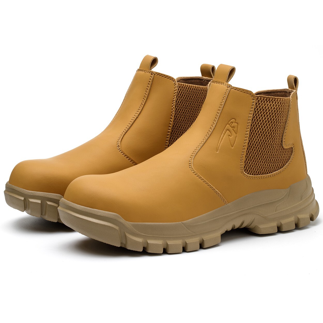 Mens Waterproof Work Boots Safety Shoes Steel Toe Botas De Trabajo Para Hombre