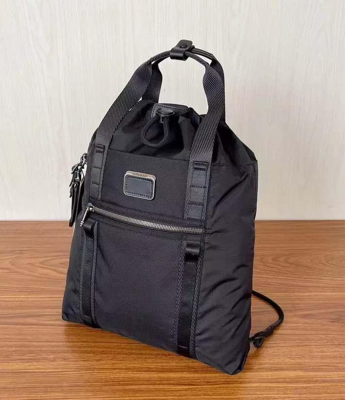 Tumi Alpha Bravo Transport Drawstring Backpack Shoulder Bag Business Sports Bag