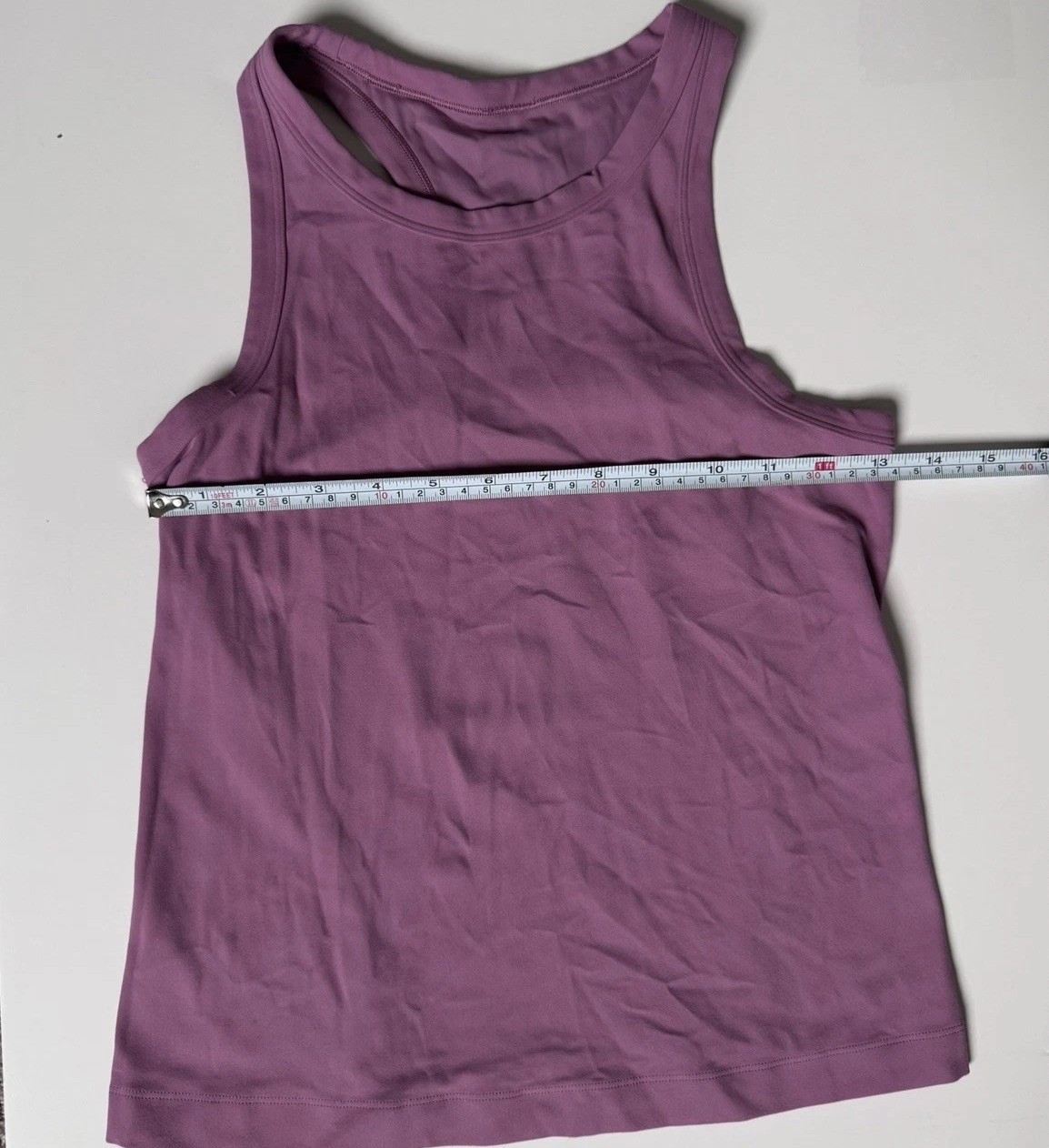 Lululemon Align Waist Length Racerback Tank Top Nulu Velvet Dust