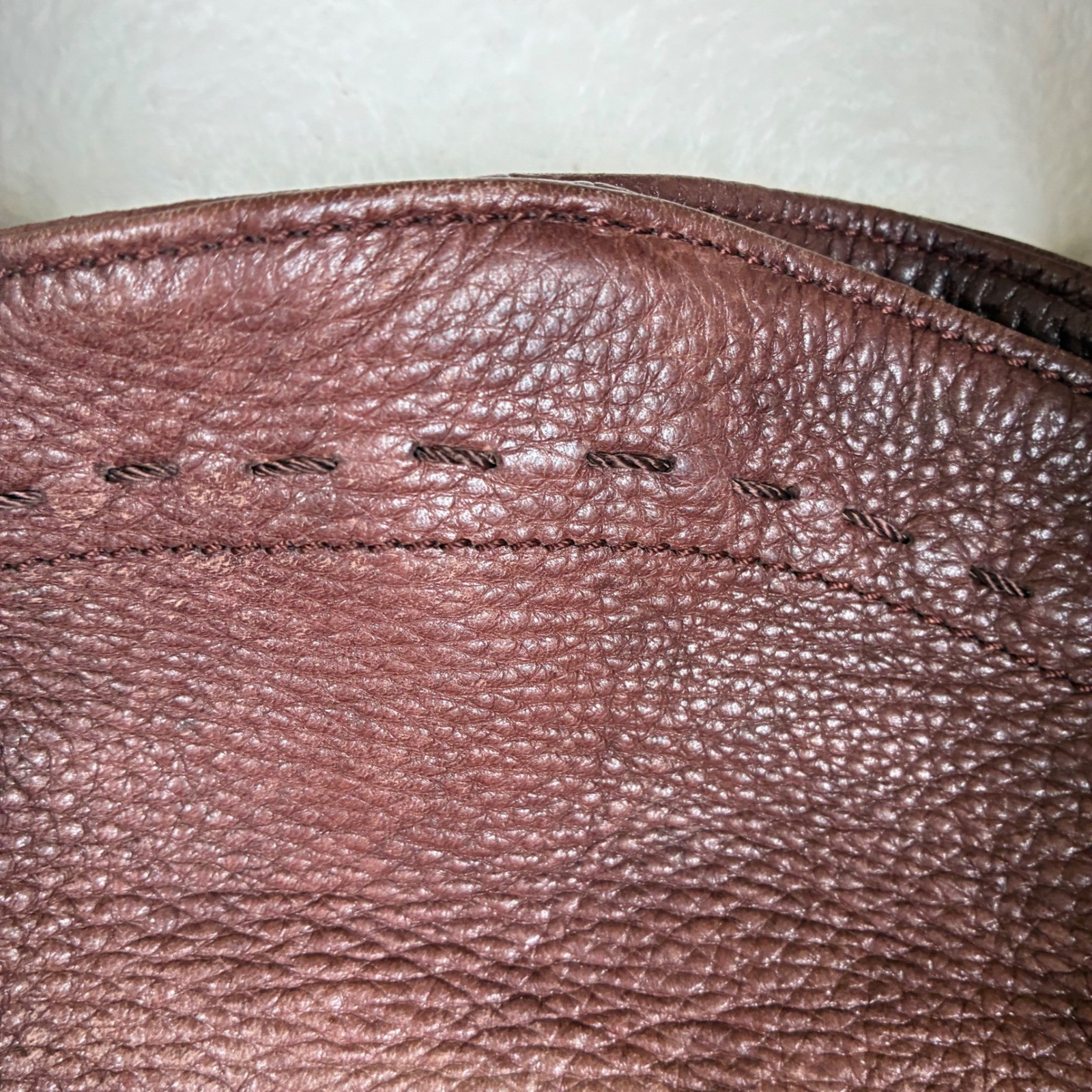 B. Makowsky Oversized Bag Genuine Leather Slouchy Hobo Boho Brown Quiet Luxury