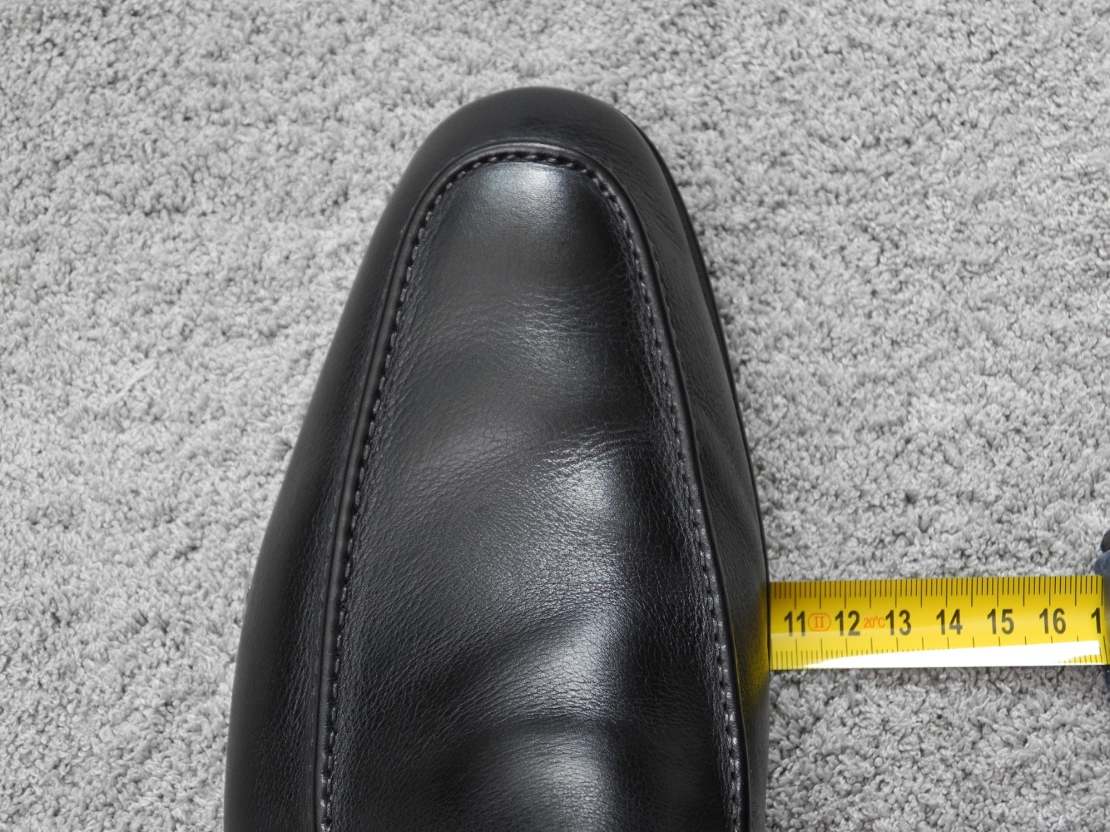 Santoni slip on Hungary, black, size 11 1/2