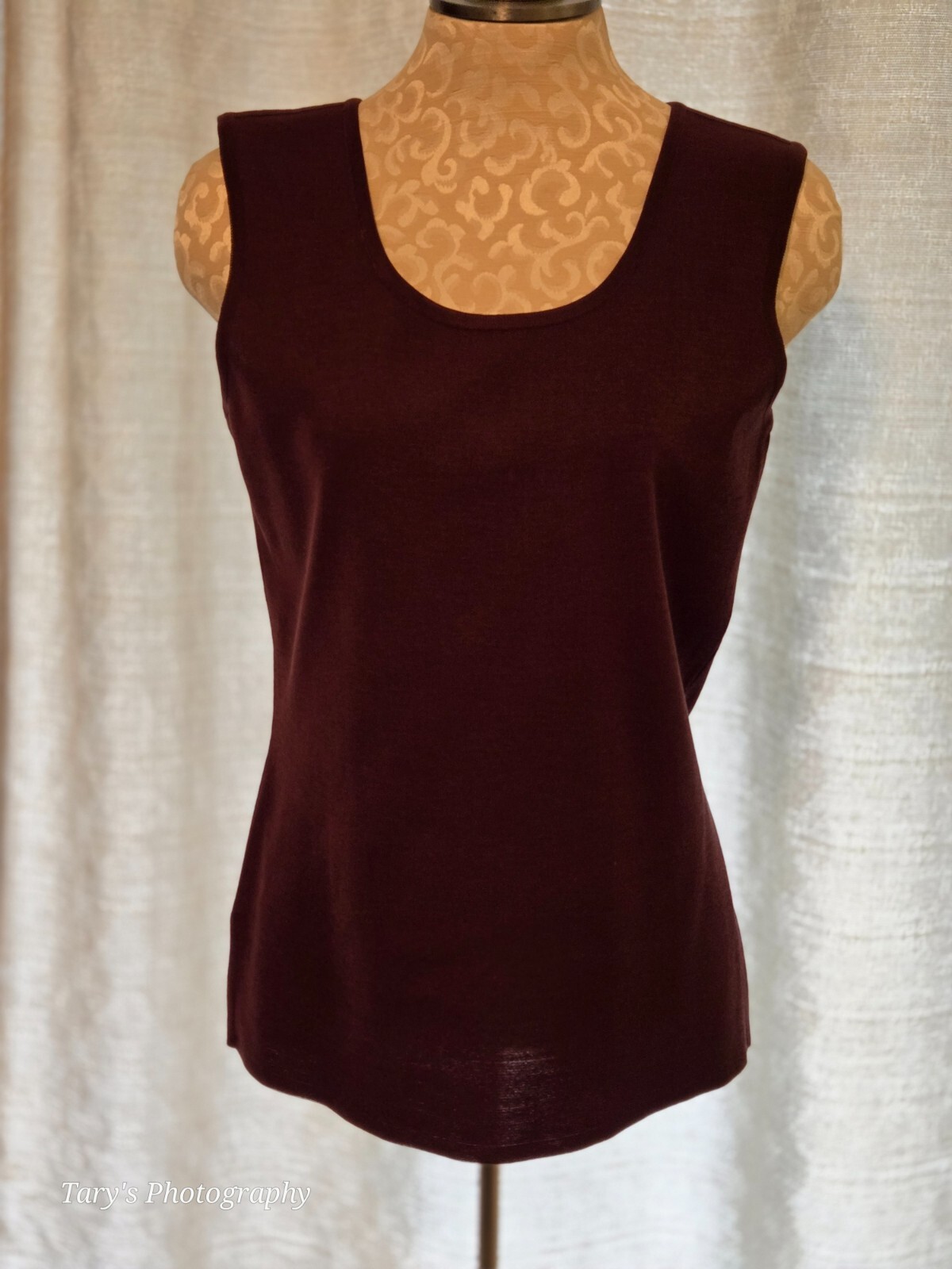 Ming Wang Auburn Knit Tank – XS – New Without Tags – Washable Wrinkle Resistant