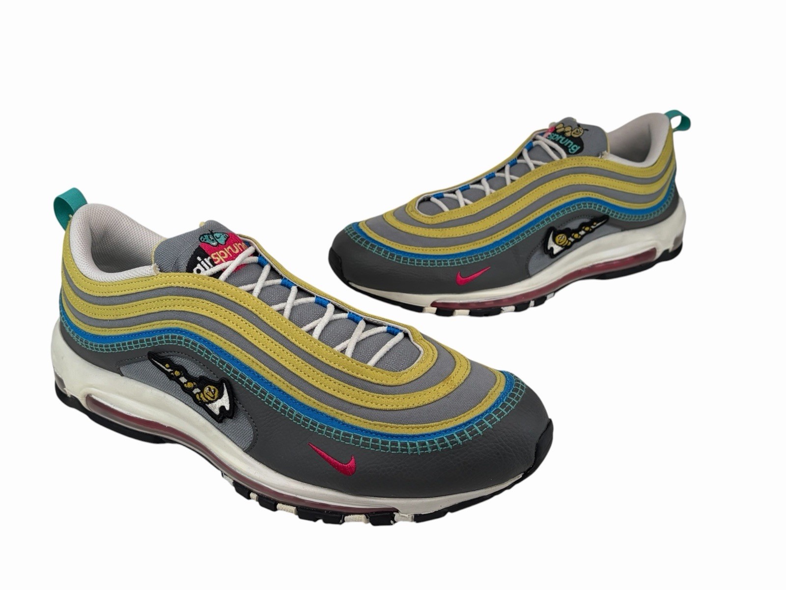 Nike Air Max 97 SE Air Sprung DH4759-001 Men 15 Iron Grey-Phantom Sneakers Shoes