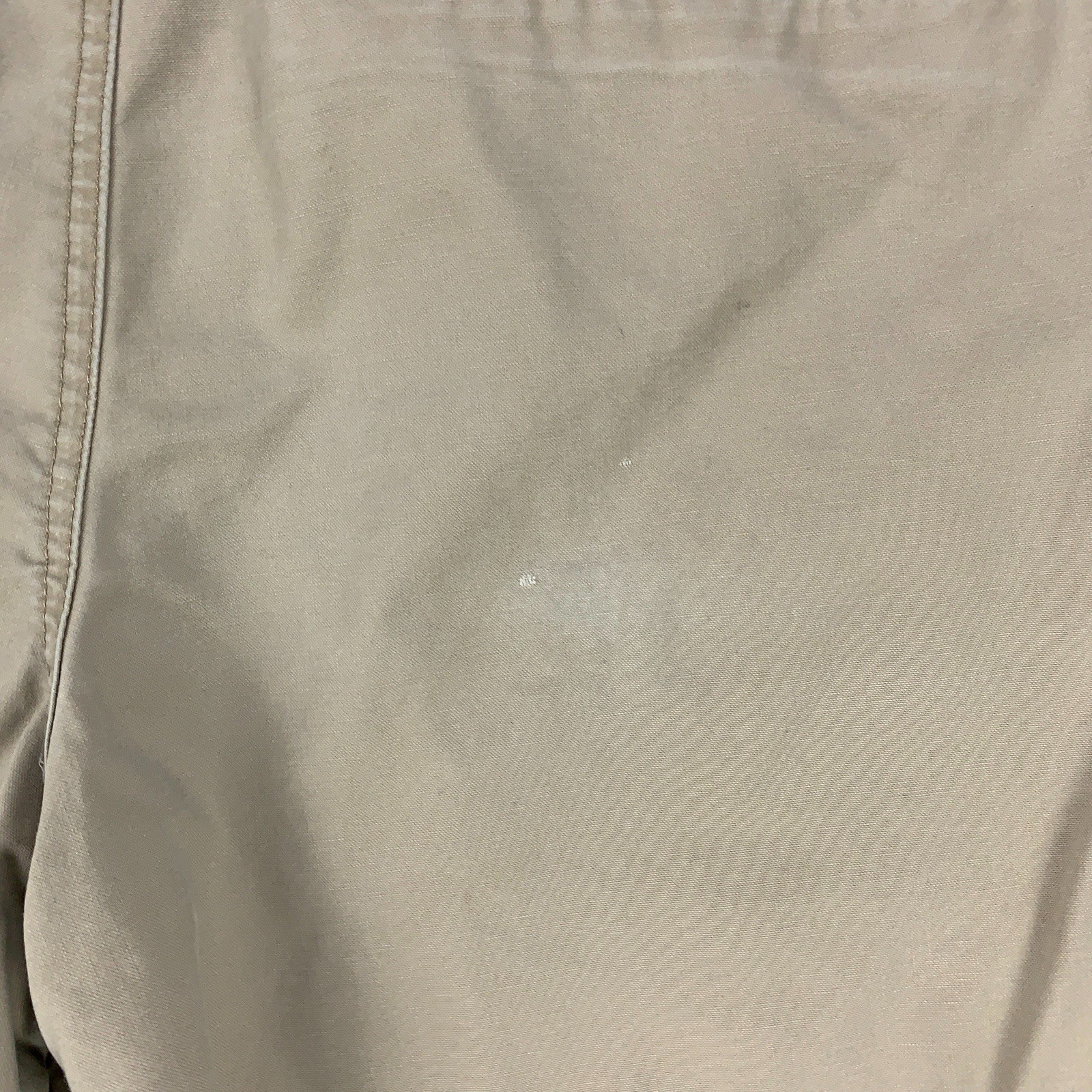 Savane Safari Cargo Shorts Mens Size 30 Beige Khaki Canvas Elastic Waist