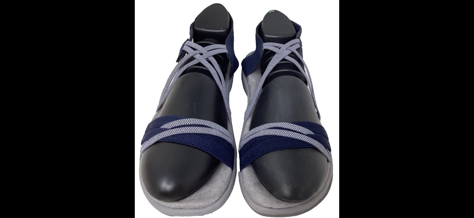 Skechers Women’s Reggae Slim Takes Two Comfort Sandals Navy/Gray Size:6 117Y