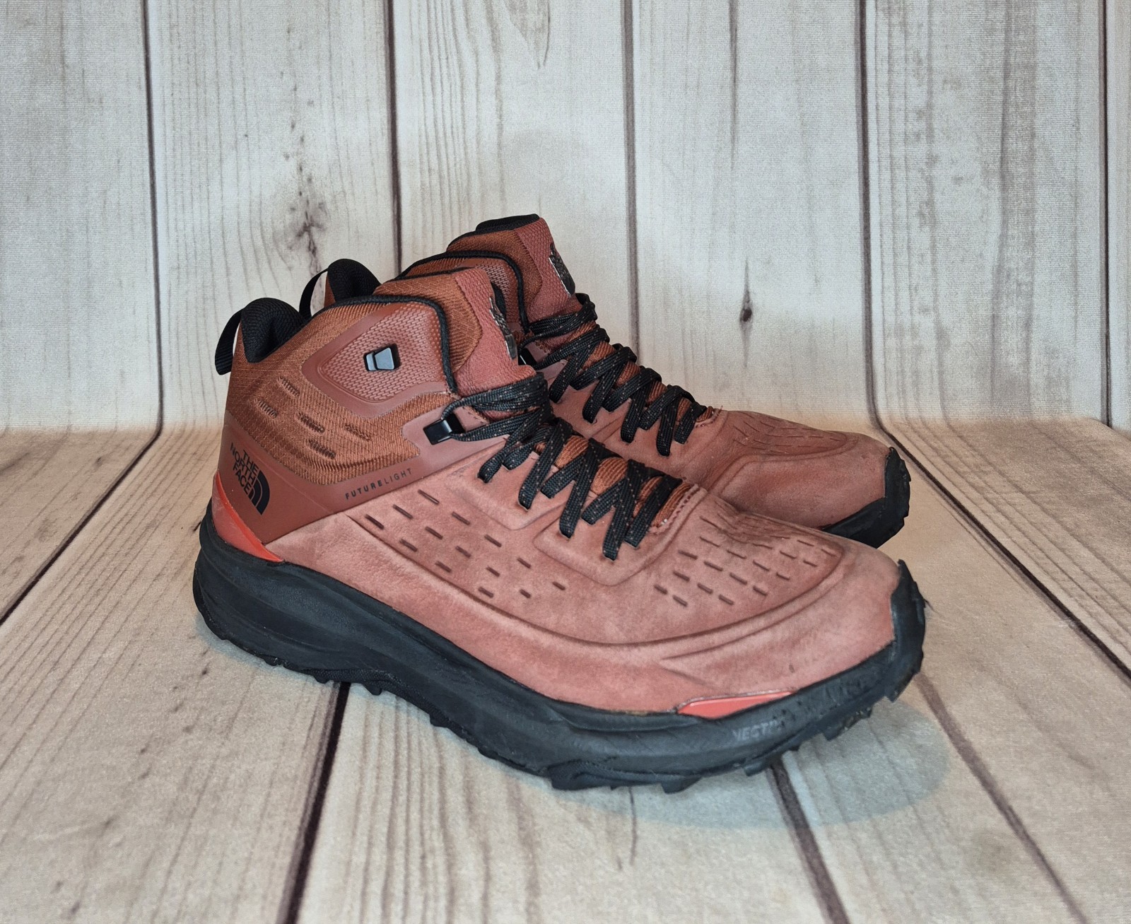 The North Face Men’s Size 13 VECTIV Exploris 2 Brandy Brown/ Black Hiking Boots