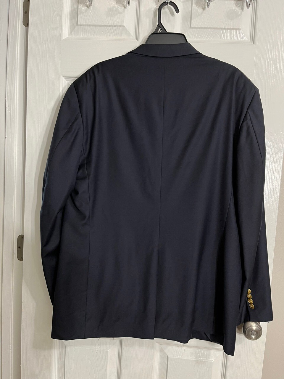 Brooks Brothers Wool super 120 Loro Piana gold buttons jacket Blazer Sz 43 VTG
