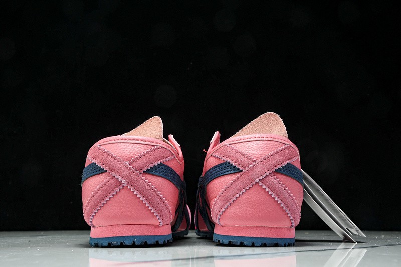 Onits*ka Tiger Mexico 66 Pink Cameo Mako Blue 1183B771-700 Unisex Size 4-11