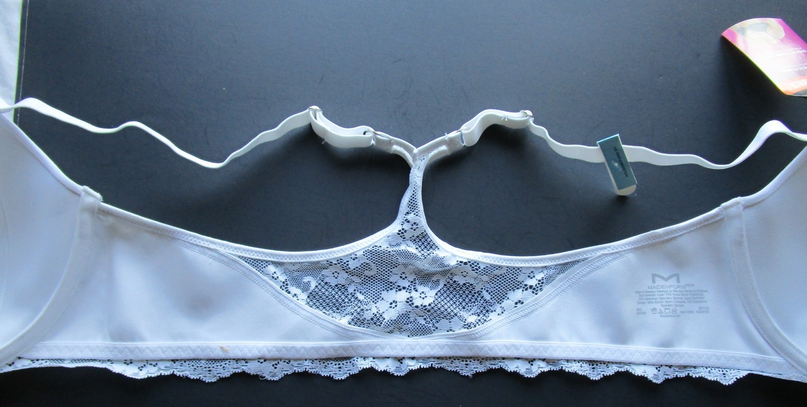 Maidenform Racerback Smoothing Underwire Bra Style 07112 Size 36 C NWT MSRP $44