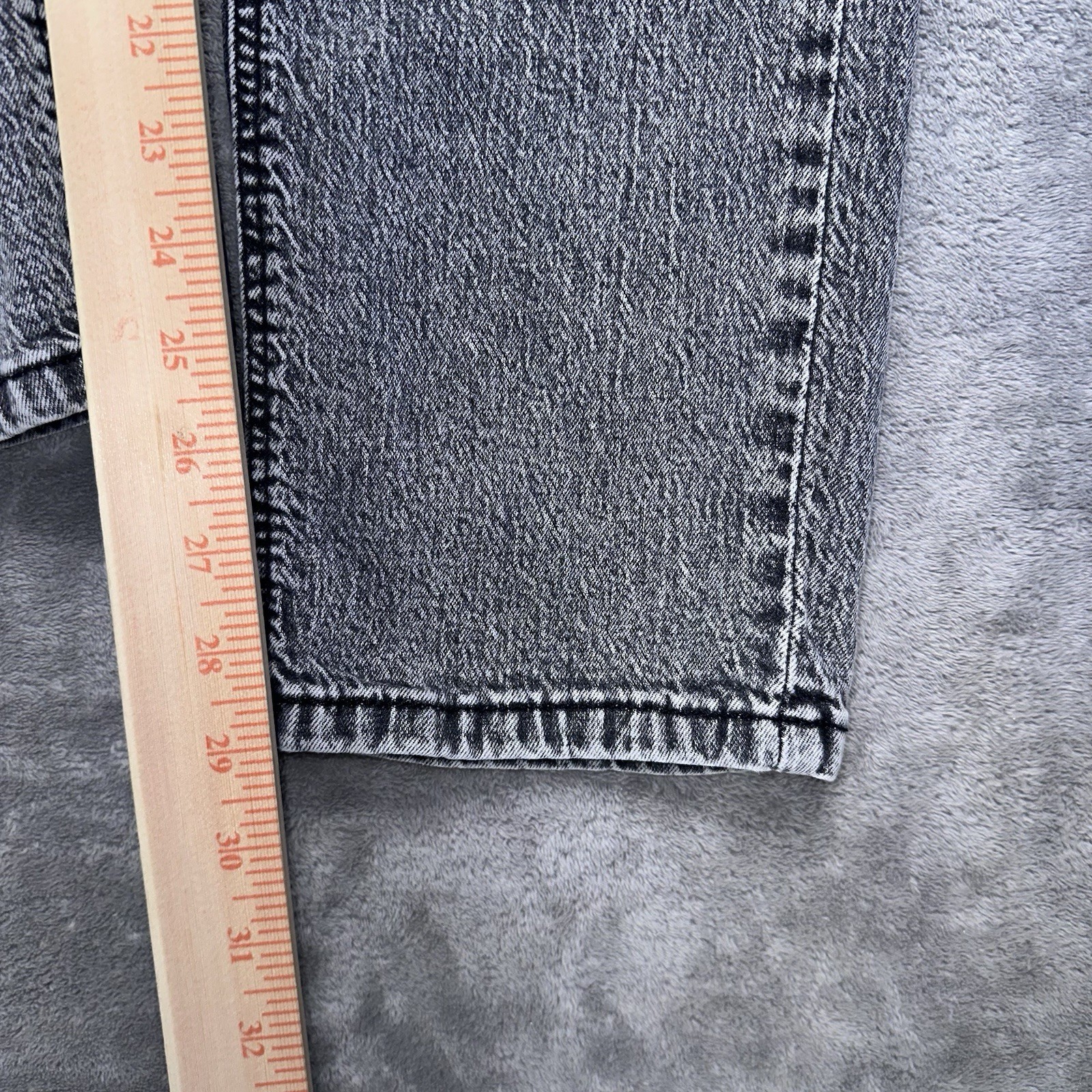 Levi’s 541 Black Acid Wash Athletic Fit Taper Denim Jeans Men’s Size 30Wx29L
