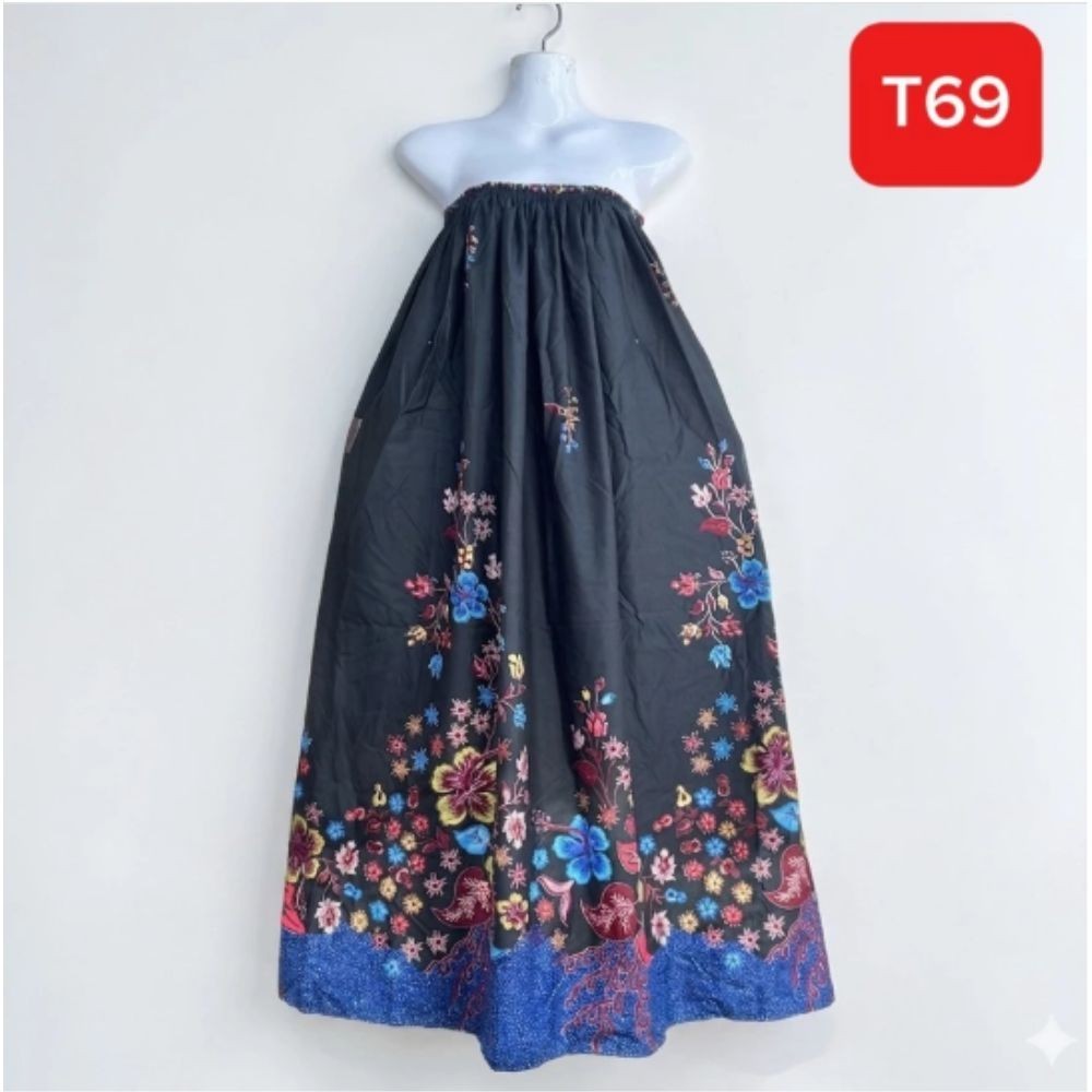 Thai Batik Sarong Long Skirt Shower Lady’s Wear Shower 2 Pcs./Set Stitched Women