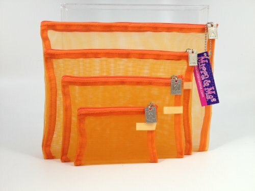 Mirra N Me – 32 Piece Mesh Zipper Bags – Multi Pack 8 Color Assortment