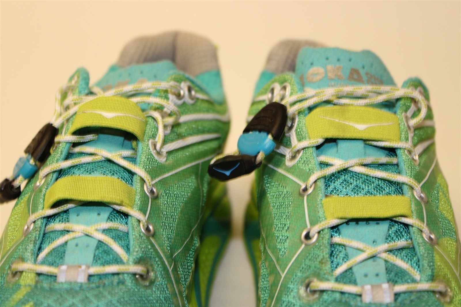 Hoka One One Huaka Textile Lace Up Running Womens Size 6 37 1/3 Shoes 20609 AAW