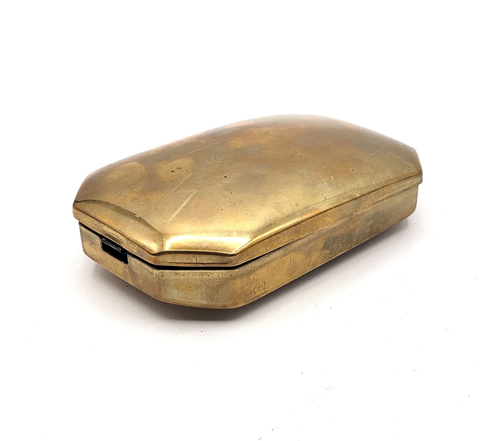 Vintage Brass Trinket Case
