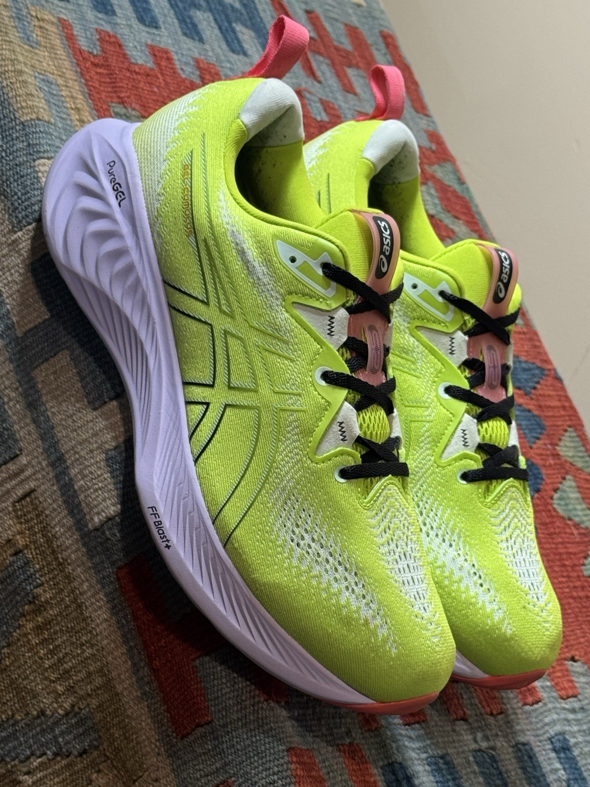 ASICS Gel Cumulus 25 ‘Lime Zest’ Men’s Size 11.5 1011B621300 Running Shoes
