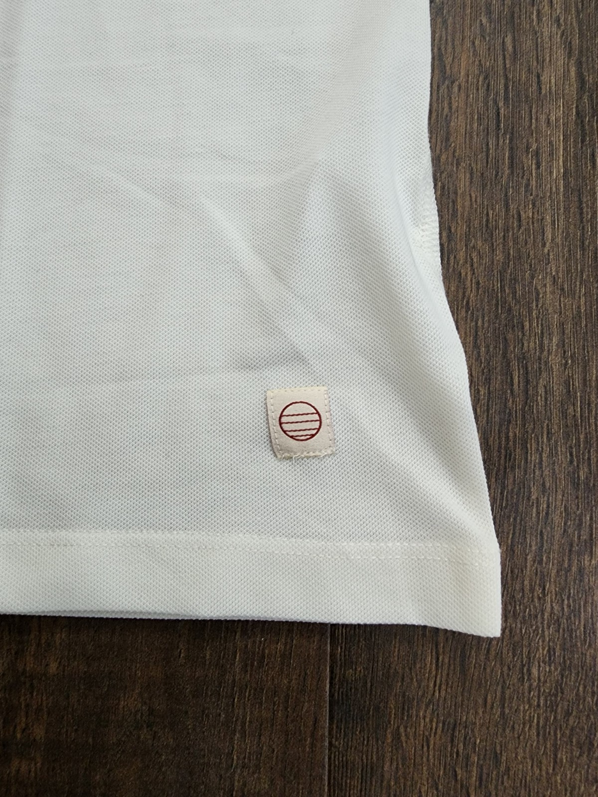 Marine Layer Mens Re-Spun Air Crew Graphic Tee White Sunset Stripe Large “read”