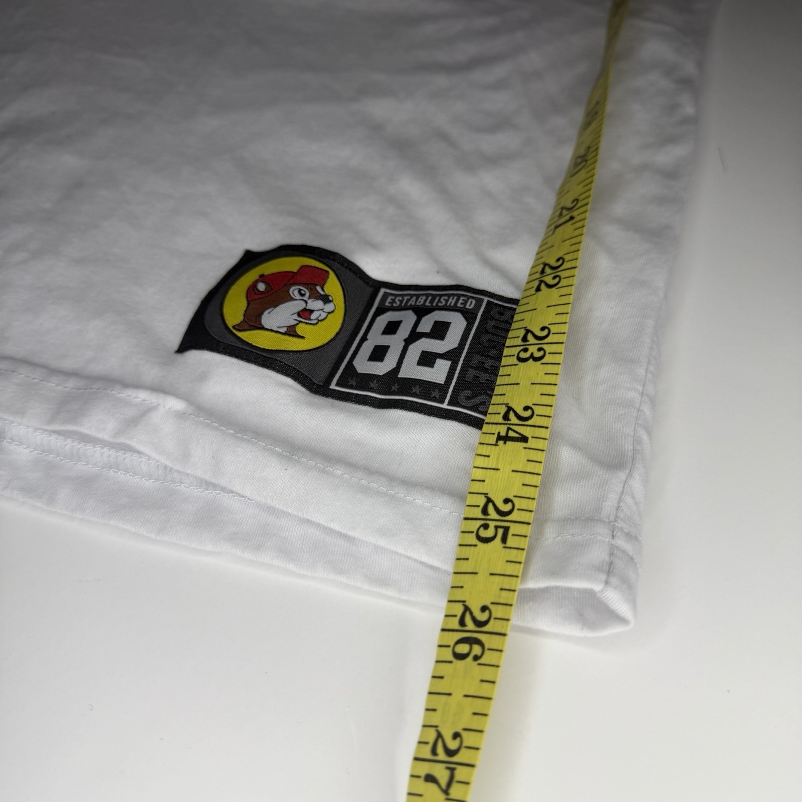 Buc-ee’s Established 82 Long Sleeve Jersey Shirt Gray White Men’s L