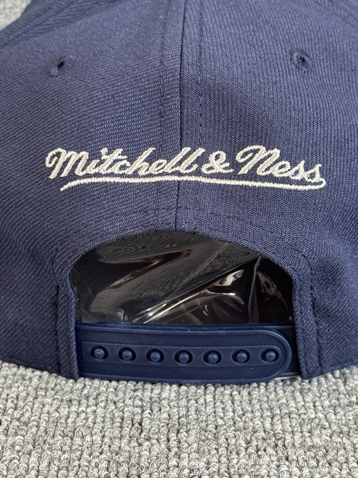 Mitchell & Ness New York Rangers Snapback Flat Brim Navy Hat