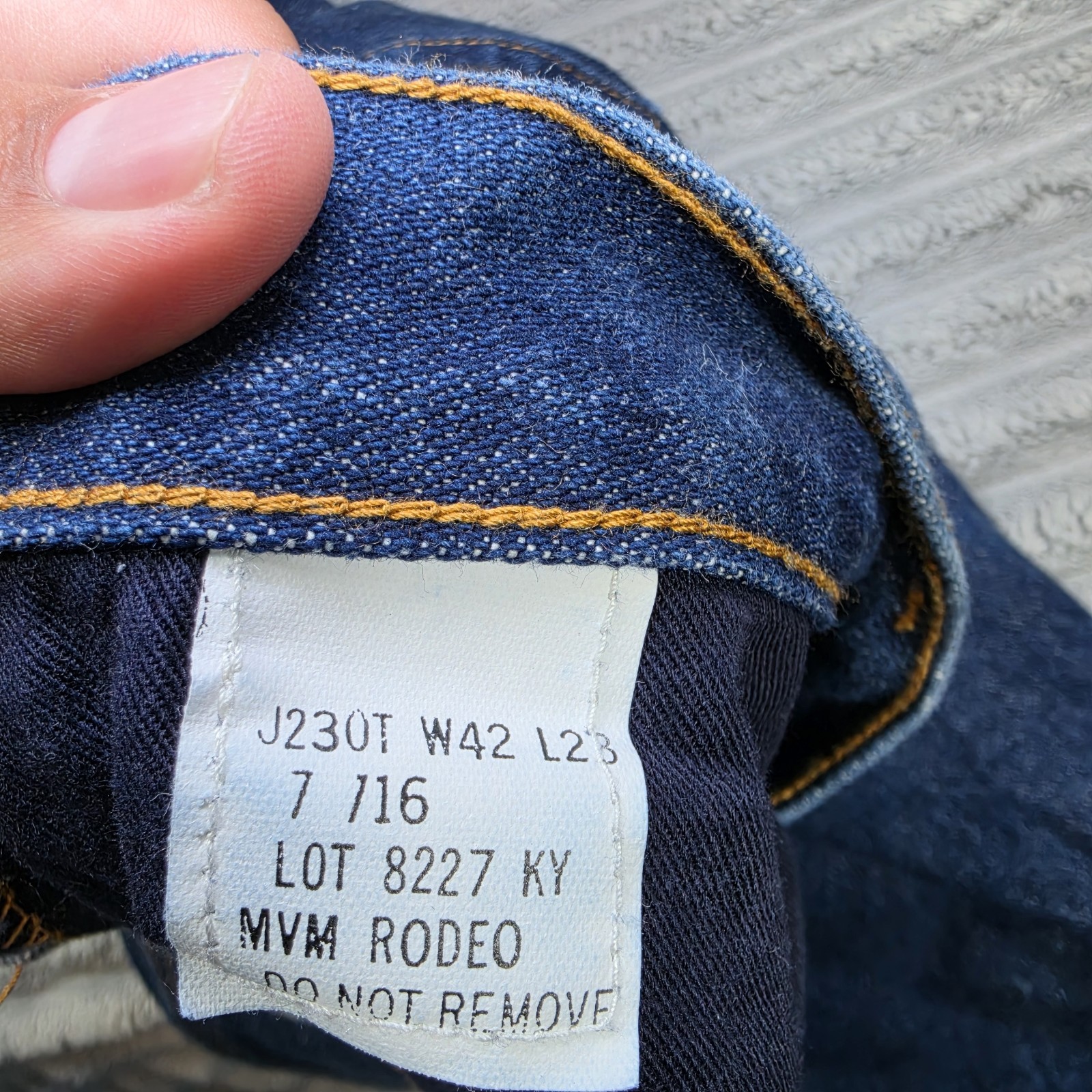 Tyndale FR Jeans Men 42×28 Blue Flame Resistant Cotton Arc F290T Denim blue