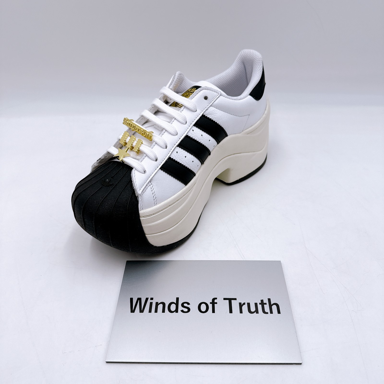 adidas Originals SUPERSTAR BOLD JR9895 OPV36 Thick Soled Shoes Women’s US 5-11