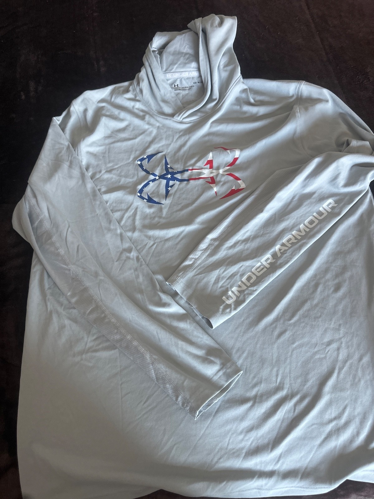 under armor long sleeve hood fishing shirt
