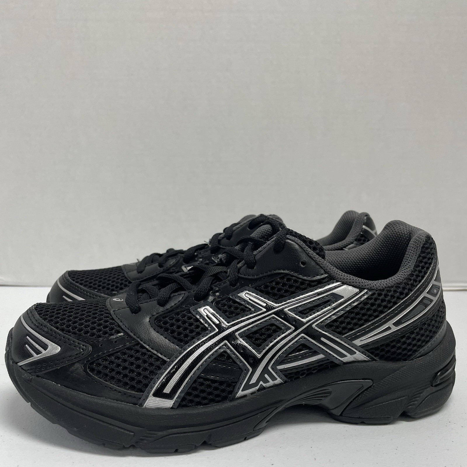 Asics Gel 1130 Black Pure Silver 1201A906 001 Size 11.5 Mesh Runner Workout Shoe
