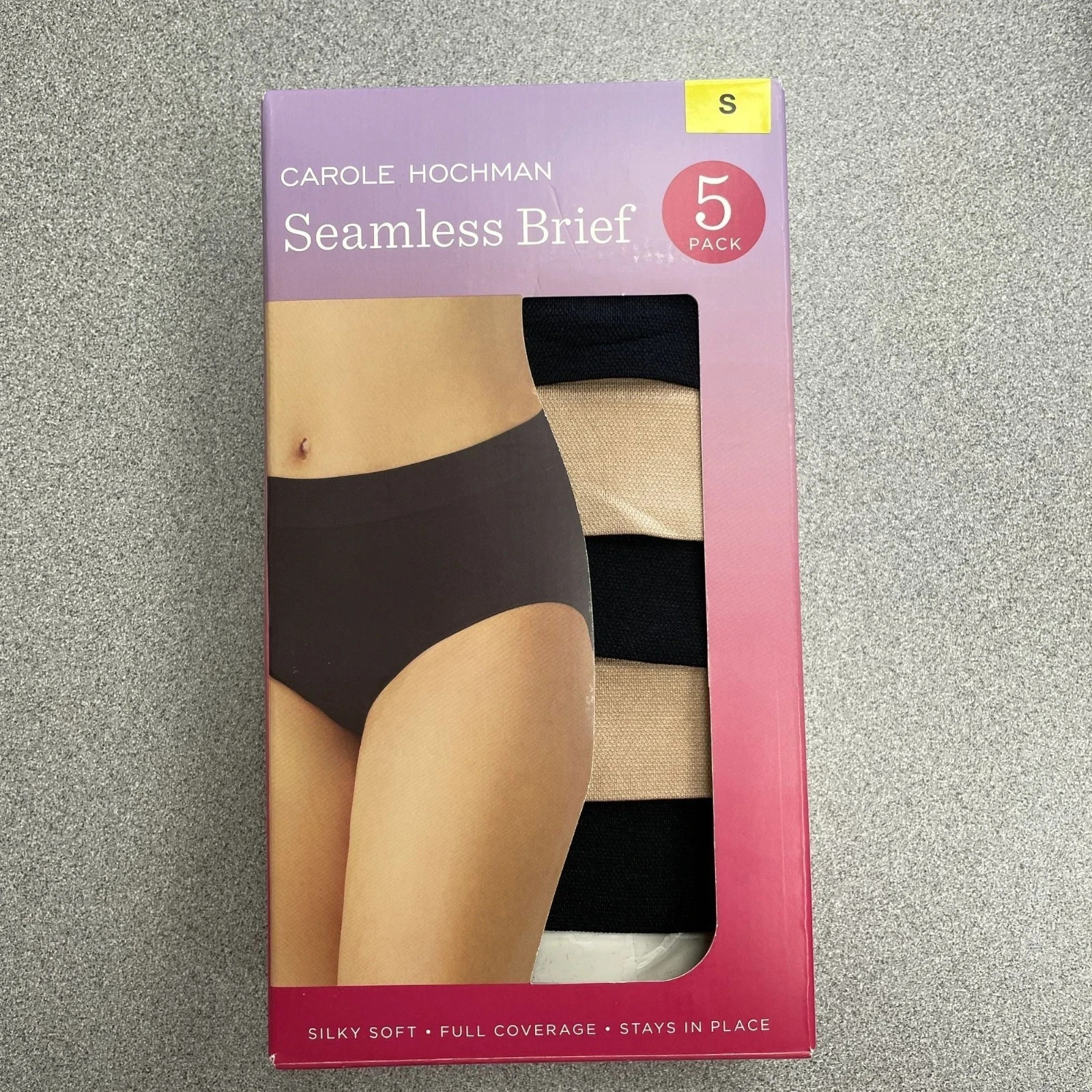 Carole Hochman Ladies Seamless Brief Pack of 4 or 5