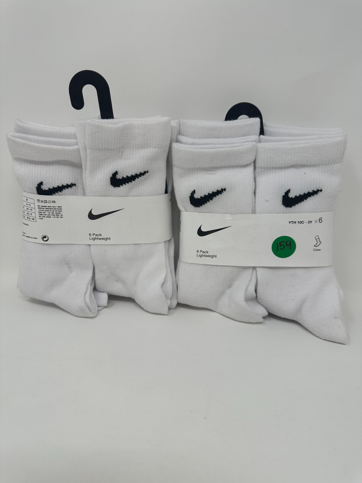 Nike Little Kids’ Cushioned Crew Socks (12 PAIRS) 5-7 (8673) C2(A689T)