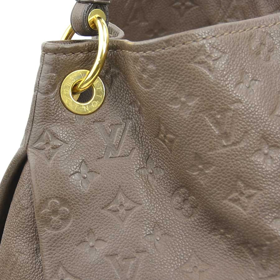Auth LOUIS VUITTON Monogram Empreinte Artsy MM Shoulder Bag Brown M94171 e61661k