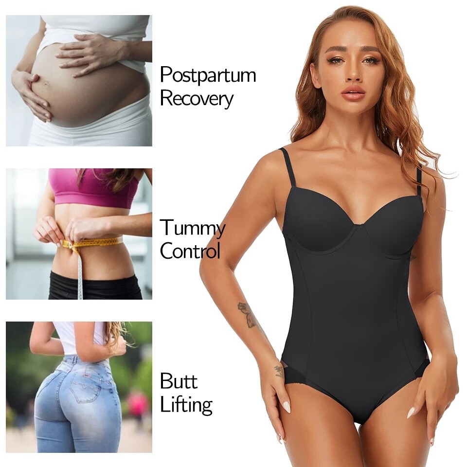 Fajas Colombianas Body Shaper Reductoras Levanta Cola Slimming Bodysuit Women US