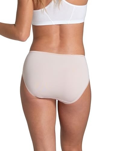 Women’s Microfiber Hi Cut Briefs 6 Pack Lightweight High Stretch Cotton Smooth