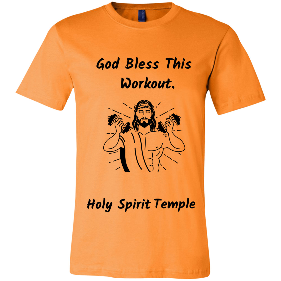 Bella & Canvas 3001C T-Shirt “Bless This Workout” 9 Colors/8 sizes