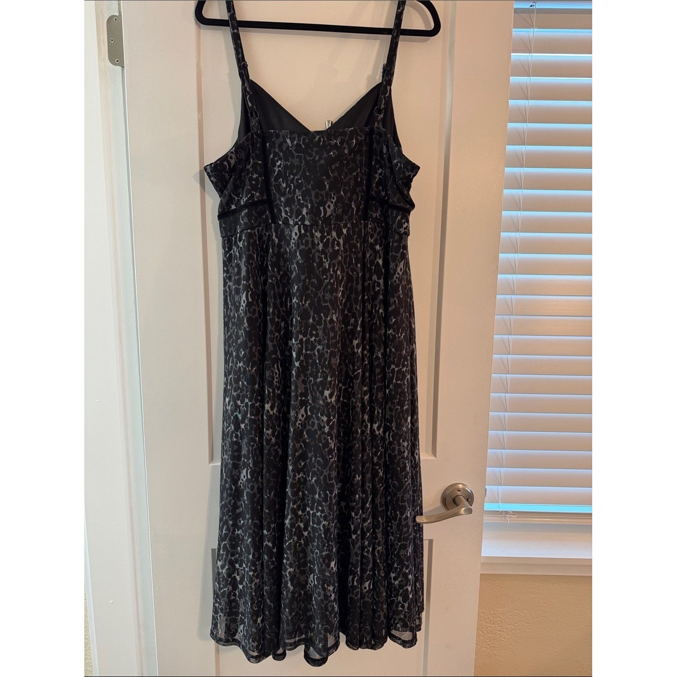 torrid Charcoal Leopard-Print Midi Dress
