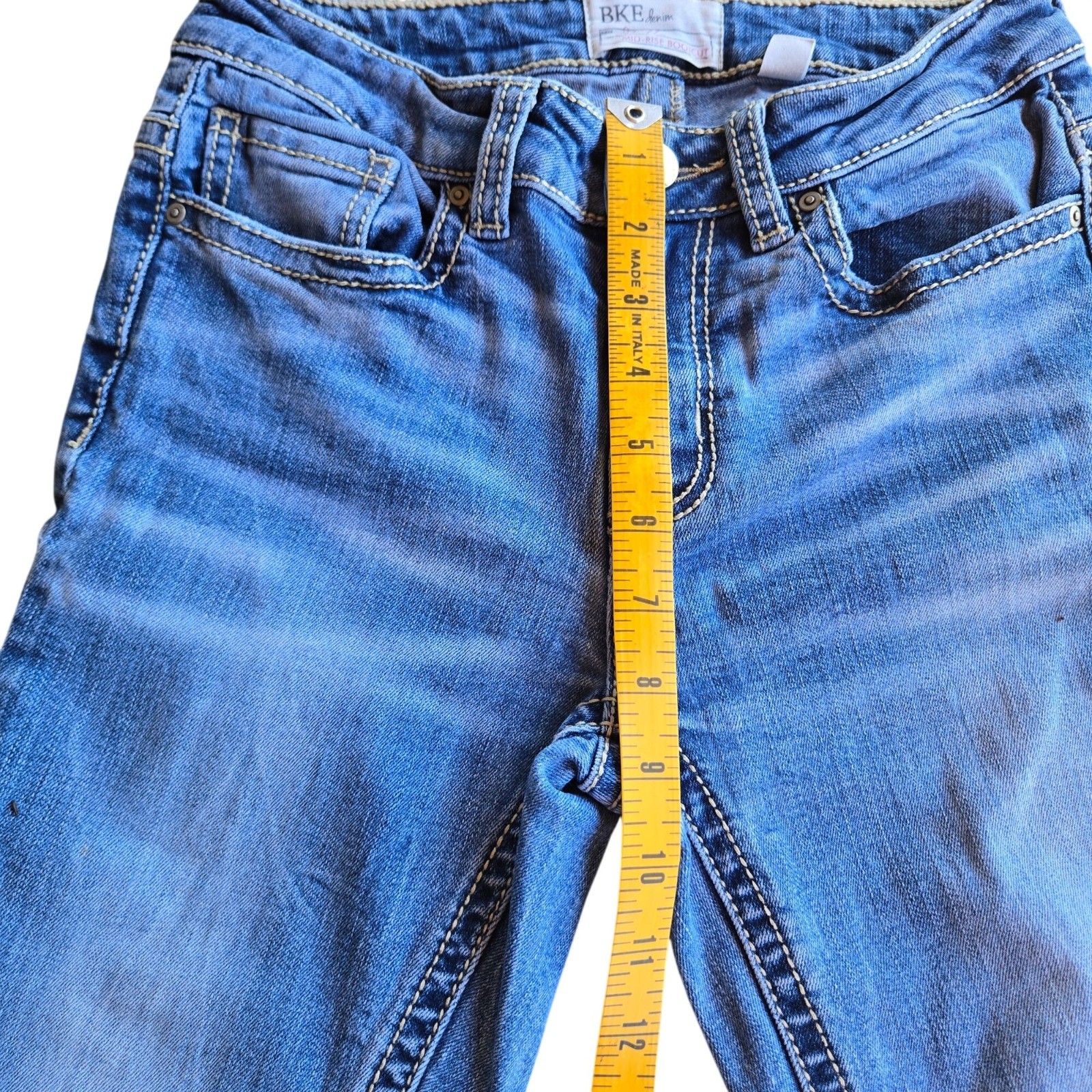 BKE Stella Mid-Rise Bootcut Denim Jeans 25R