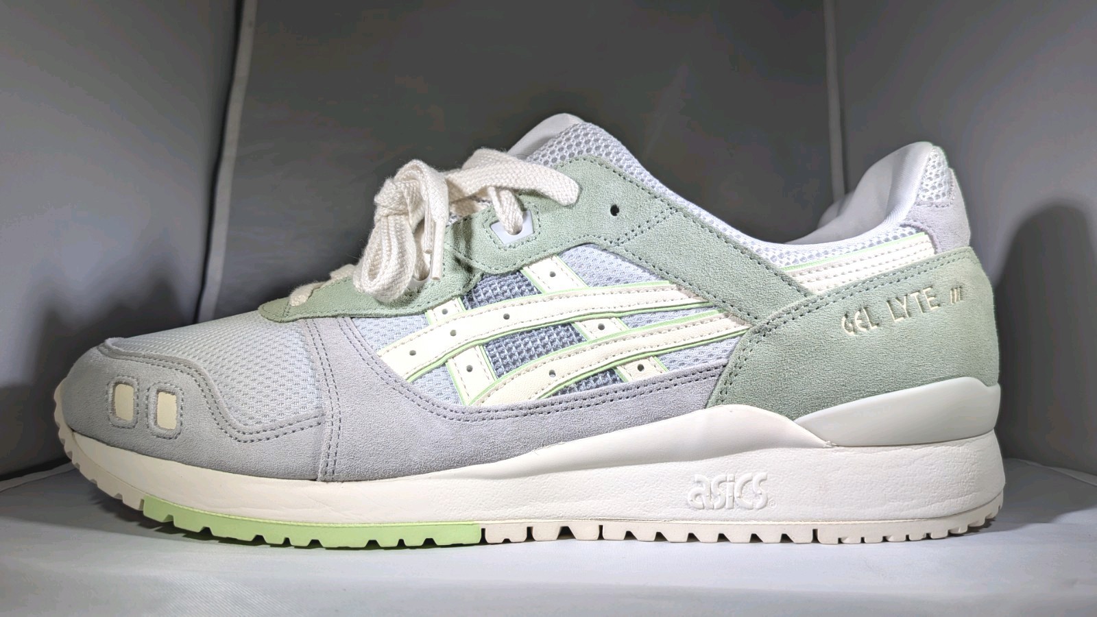Asics Gel Lyte III OG 3 (Glacier Grey / Cream) 1203A330-020 US Mens 12