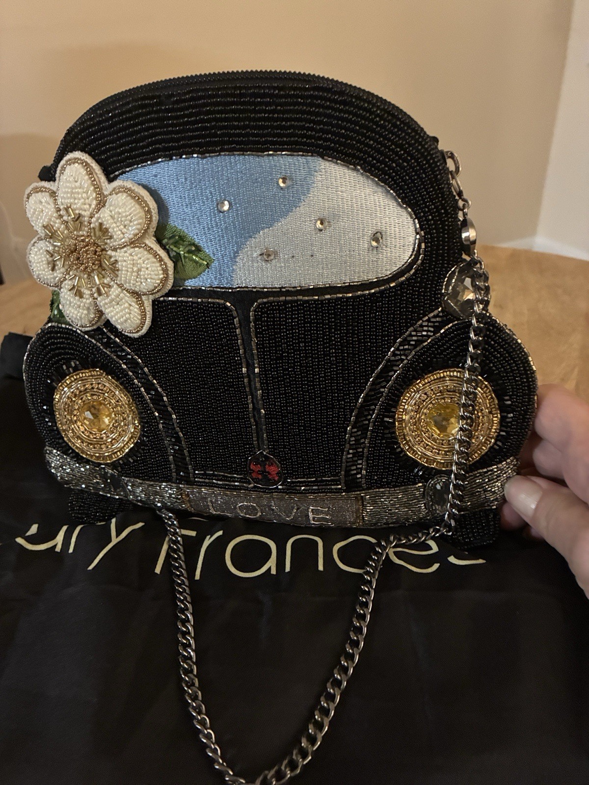 Mary Frances Beaded Purse 8″x4″x5″