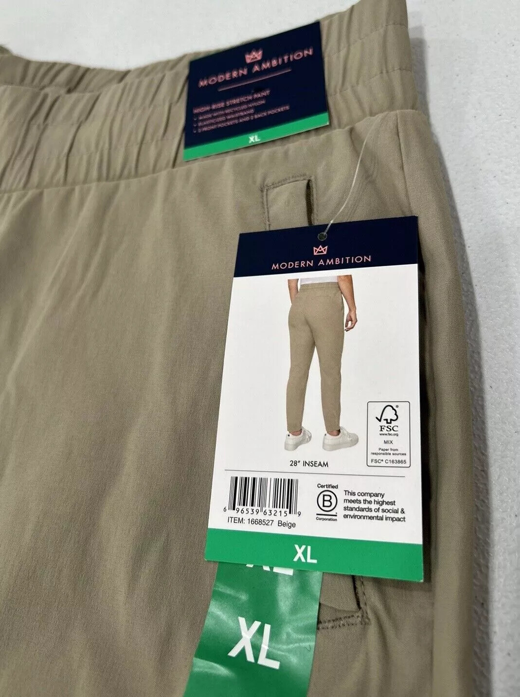 Modern Ambition Ladies’ Woven Stretch Pant (Item#1668527)