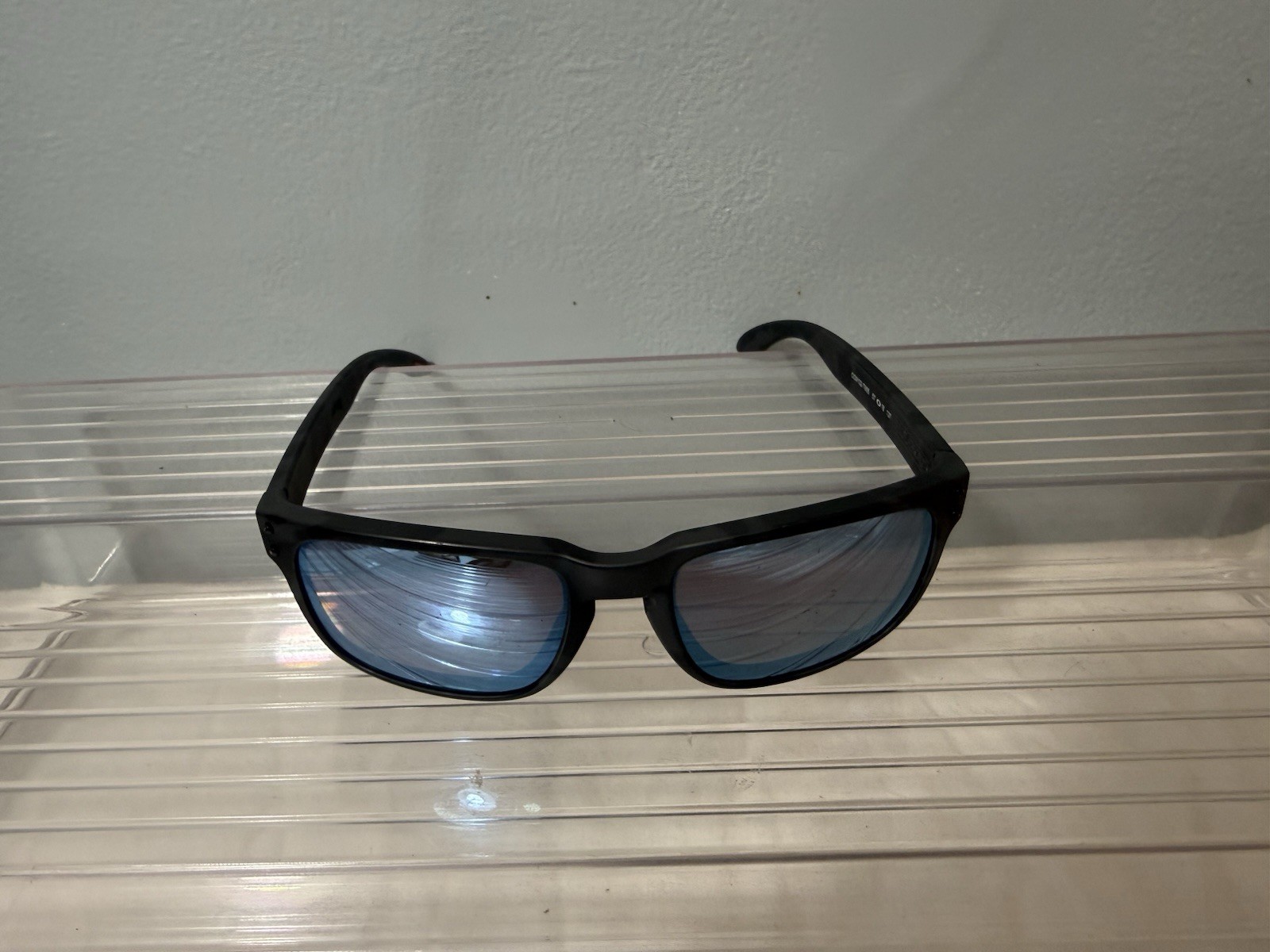 Oakley Holbrook Matte Black/Dark Camo w/ Deep Water Prizm Polarized Lenses