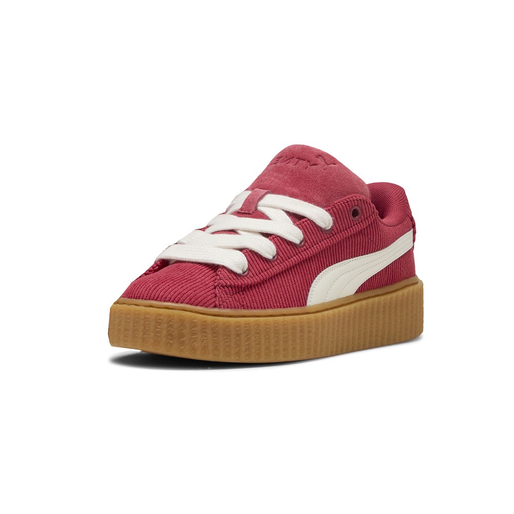 PUMA Fenty X Creeper Phatty Corduroy Lace Up Womens Red Sneakers Casual Shoes