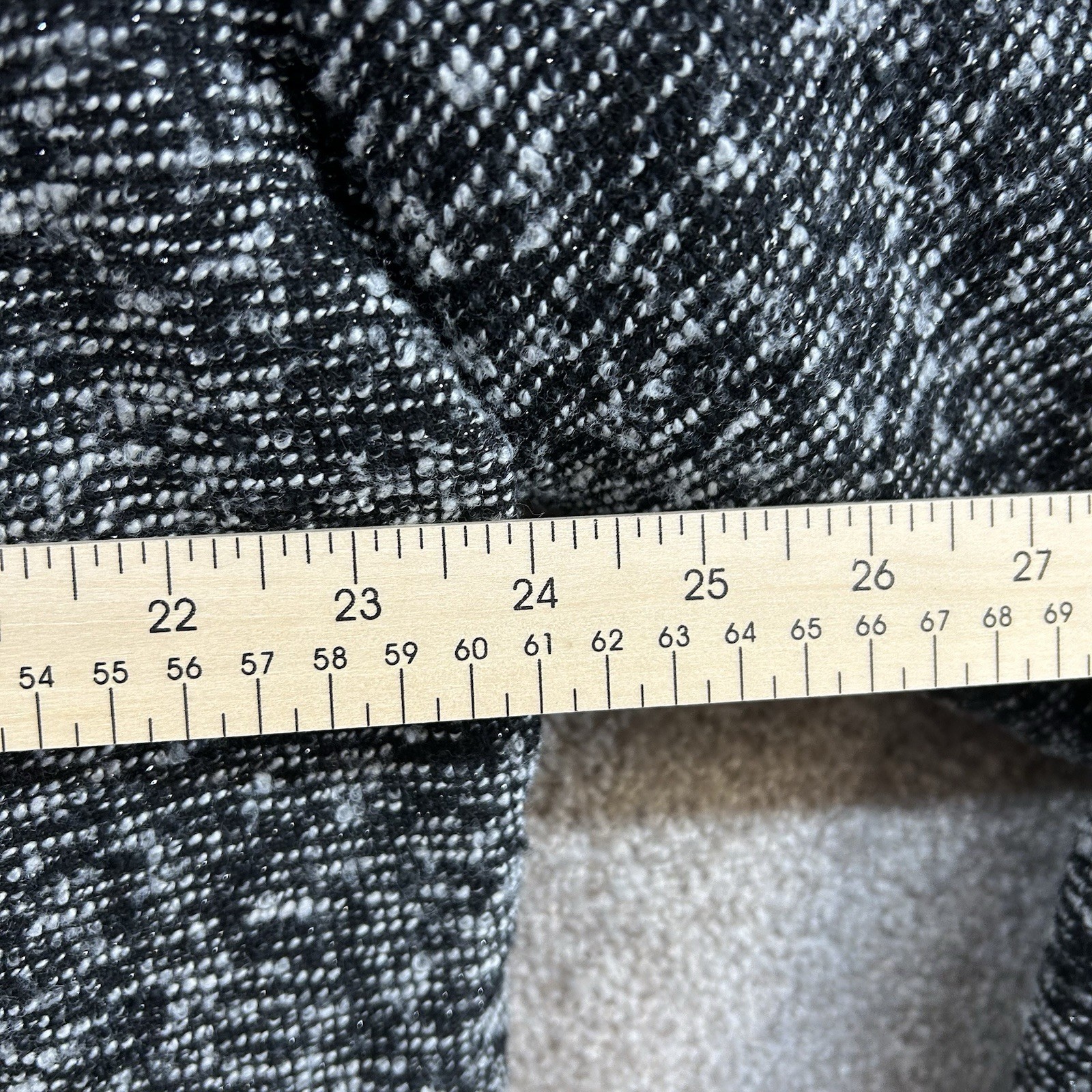 Dennis Basso Women’s Jacket Size 2X Black White Tweed Button Front Career