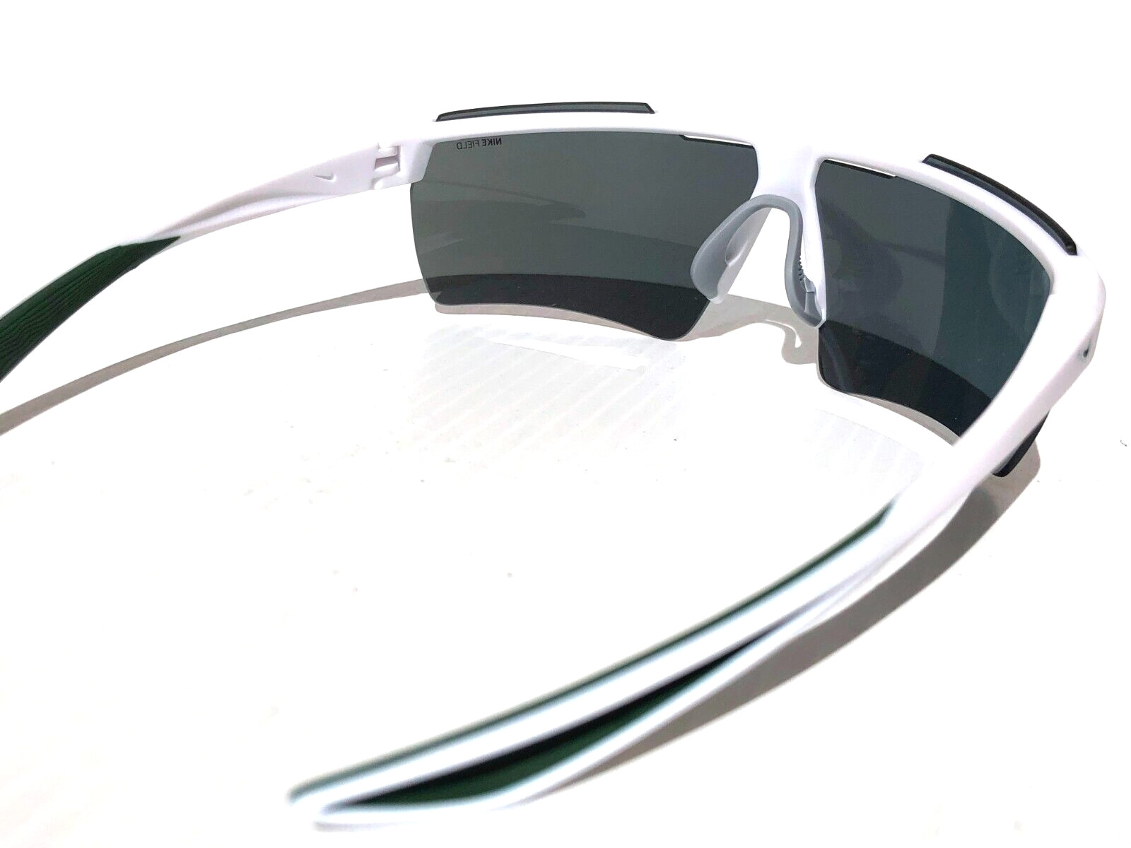 Nike WINDSHIELD ELITE 20 White Gorge Green Frame Field Tint Sunglass CW1167 105