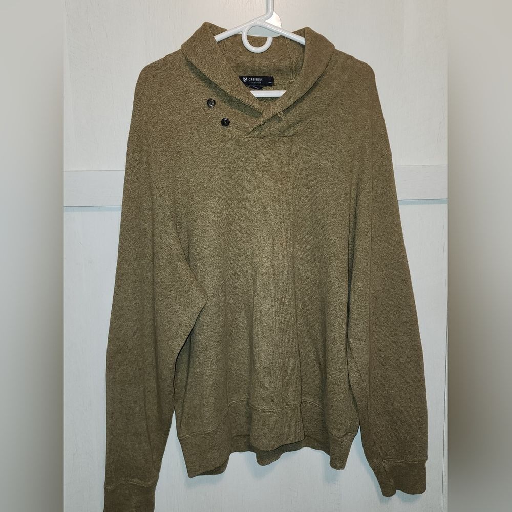 Preowned Cremieux, XL, brown mens sweater